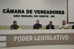 Vereadores de São Miguel do Oeste solicitam aumento do valor repassado ao Hospital Regional. Fotos: Gisele Vizzotto/HRTGB 