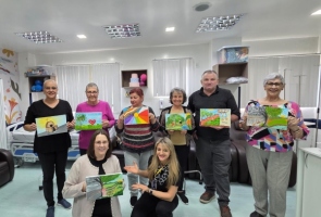 Oncologia inicia projeto “Oficina do Acolhimento – Pinturas em tela”