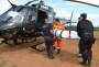 Paciente grávida é transferida de helicóptero para Concórdia